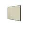 Ghent Bulletin Board, Fabric, 2 ft H x 3 ft W, Walnut Modern Frame, Beige IMM23WNF90 - alternate 1